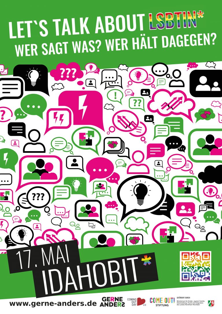Methodenplakat “Let`s talk about LSBTIN*”