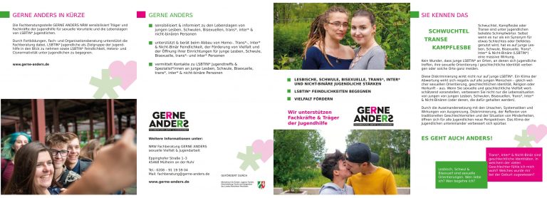 GERNE ANDERS Info-Flyer